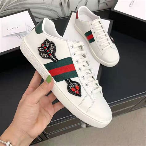 gucci ace embroidered dupes|gucci ace tongue.